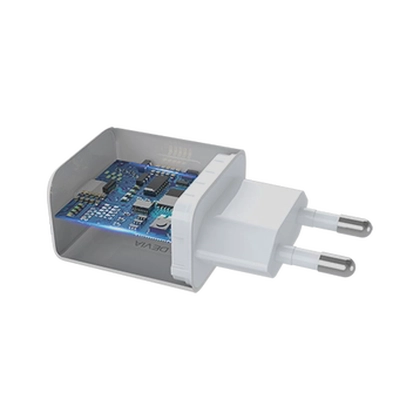 Củ Sạc Nhanh Devia 1 Cổng PD (EU, 20W) Trắng 3